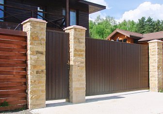 Автоматические откатные ворота (6000х2800)